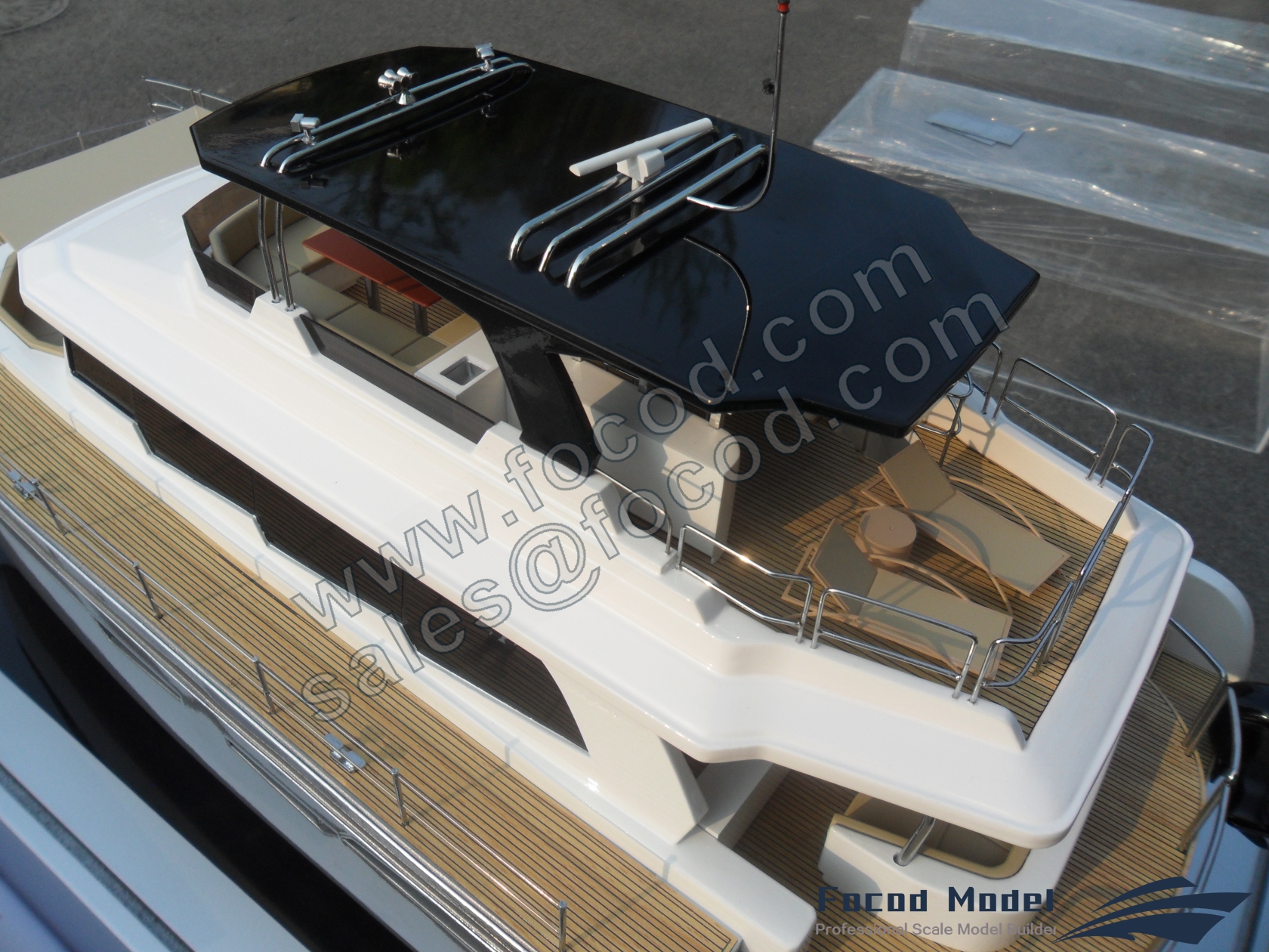 custom made model of 60ft catamaran yacht